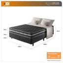 Ver imagem 7 de Cama Box Casal + Colchão Ortopédico Espuma D45 Extra Firme Preto