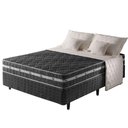 Ver imagem 1 de Cama Box Casal + Colchão Ortopédico Espuma D45 Extra Firme Preto