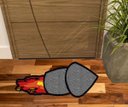 Ver imagem 1 de Tapete Foguete Decoração para Quarto Sala, Banheiro e Porta.