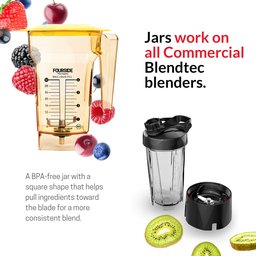 Jarra Blendtec Fourside 2,2l para Liquidificadores Comerciais (amarelo) - 3