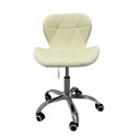 Ver imagem 1 de Cadeira Giratória Stilo Slin Confort com Rodado Cromado Nude