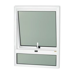 Janela de Alumínio Maxim-ar com Bandeira 80x60cm Vidro Mini Boreal Confort Brimak - 1