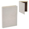 Caixa Livro em Mdf Decorativa em Pu na Cor Areia 36x5cm - 2