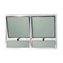 Ver imagem 1 de Janela de Alumínio Maxim-ar 2 Seções 80x120cm Vidro Mini Boreal Plus Brimak