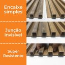 Ver imagem 7 de Kit 10 Unidades de Painel Ripado Teca Envelhecida Prime Pvc para Decoração Moderna de Ambientes 2,9m