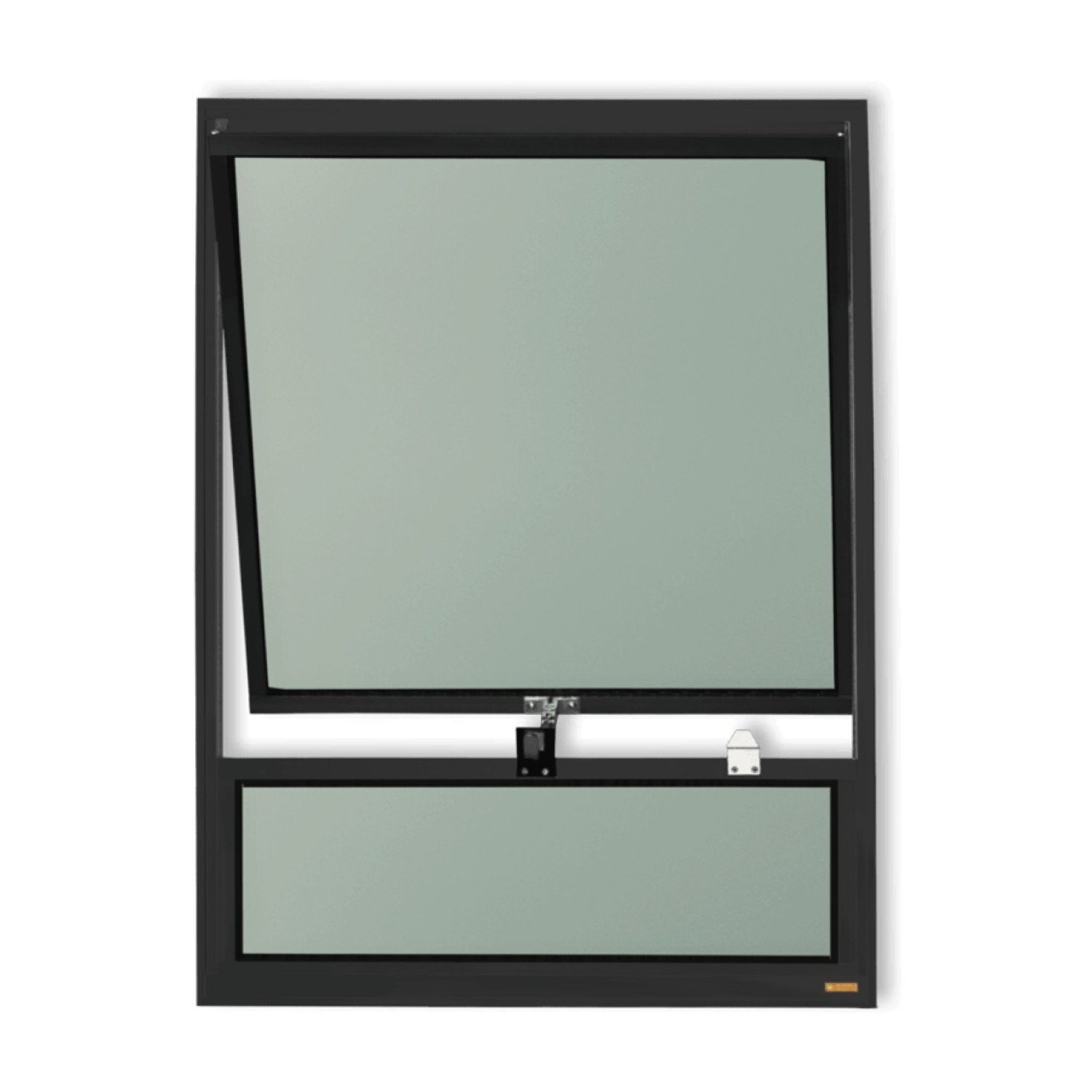 Janela de Alumínio Maxim-Ar com Bandeira 80x60cm Vidro Mini Boreal Plus Brimak