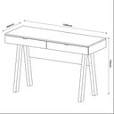 Ver imagem 2 de Mesa Escrivaninha para Escritório Home Office ME4128 MDP Nogal - Gran Belo