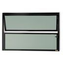 Ver imagem 1 de Janela de Alumínio Basculante 50x50cm Vidro Mini Boreal Master Brimak