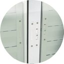 Ver imagem 2 de Janela Janela Veneziana Confort 3 Folhas com Grade Vidro Liso 100cm x 100cm Brimak Branco