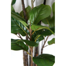 Arvore Planta 3 Hastes Ficus Lyrata Artificial Realista Permanente Decor - 3