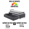 Base Box Cama Solteiro Sapateira Suede Cinza e Colchão Cama Inhouse Ecoflex 88x188 - 11