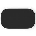 Ver imagem 6 de Kit 02 Puffs Decorativos Orgânicos para Living Quarto 100cm Doha W01 Bouclê Preto - Lyam Decor