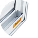 Ver imagem 3 de Janela de Aluminio Veneziana de Correr 120x120cm 3 Folhas com Grade e Vidro Liso Confort Brimak Bril