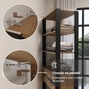 Ver mais imagens de Guarda-roupa Closet Modulado 4 Gavetas 18 Prateleiras 258cm Valencia Madesa