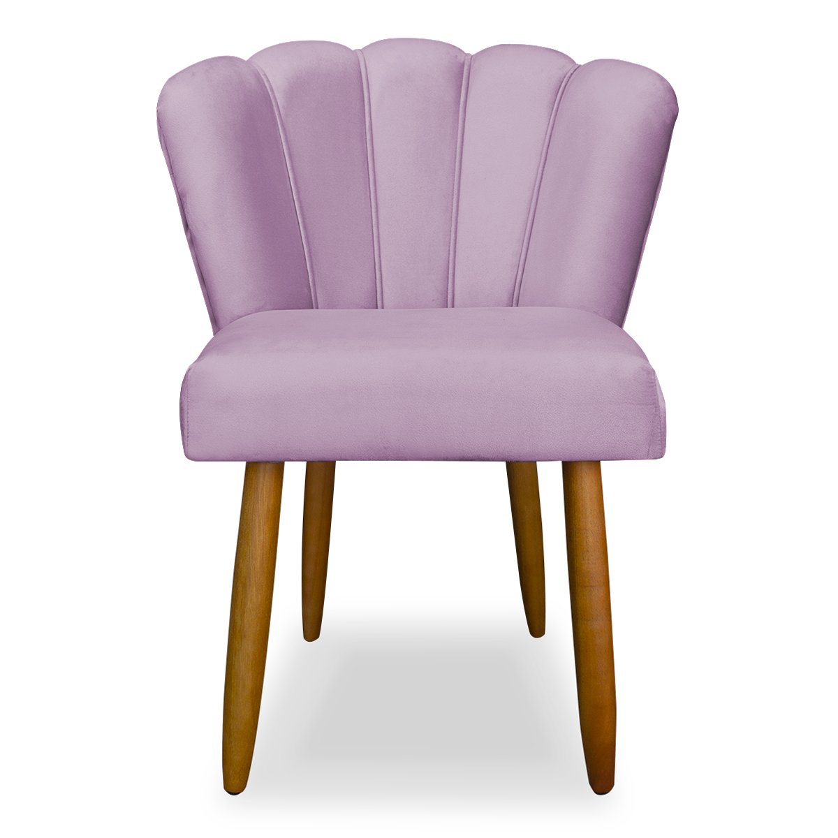 Cadeira para Mesa de Jantar Modelo Flor Veludo:lilas