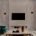 Ver imagem 5 de Arandela 80cm Linear 16w Led 3000k Bivolt Moderna Bivolt