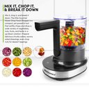 Ver imagem 3 de Elite Gourmet Emc4423 Hoverchop Processador de Alimentos 1l Inox
