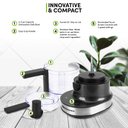 Ver imagem 2 de Elite Gourmet Emc4423 Hoverchop Processador de Alimentos 1l Inox