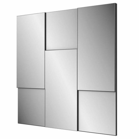Quadro Espelho Horus Pequeno 90cm (larg) Cor Off White - 59729