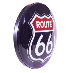 Luminoso de Parede Route 66 Retrô Vintage para Bar, Garagem, Churrasqueira, Espaço Gourmet - 3