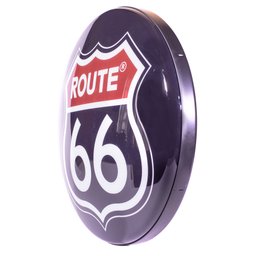 Luminoso de Parede Route 66 Retrô Vintage para Bar, Garagem, Churrasqueira, Espaço Gourmet - 2