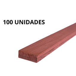 100 Ripas Sarrafos Eucalipto 1x3x50cm Aplainado Artesanato - 2