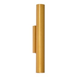 Arandela Tubo Cilindro 30cm 2 Fachos Dourada P/ 2 Mr11 St2773 - 8