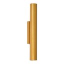 Ver mais imagens de Arandela Tubo Cilindro 30cm 2 Fachos Dourada P/ 2 Mr11 St2773