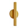 Arandela Tubo Cilindro 30cm 2 Fachos Dourada P/ 2 Mr11 St2773 - 10