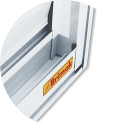Janela de Aluminio Veneziana de Correr 120x200cm 6 Folhas com Grade e Vidro Liso Confort Brimak  - 3