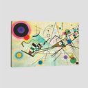 Ver imagem 2 de Quadro Kandinsky Composição Viii Tela No Chassi 95X63Cm