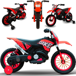 Mini Moto Elétrica Infantil Radical Bang Toys Vermelho 12v - 2