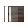 Janela Janela Veneziana Confort 3 Folhas Vidro Liso 100cm X 150cm Brimak - 1