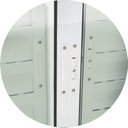 Ver imagem 2 de Janela de Aluminio Veneziana de Correr 100x150cm 3 Folhas com Vidro Liso Confort Brimak Branco