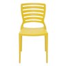 Cadeira Tramontina Sofia Encosto Horizontal em Polipropileno e Fibra de Vidro Amarelo - 1