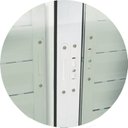 Ver imagem 2 de Janela de Aluminio Veneziana de Correr 100x80cm 3 Folhas com Vidro Liso Confort Brimak