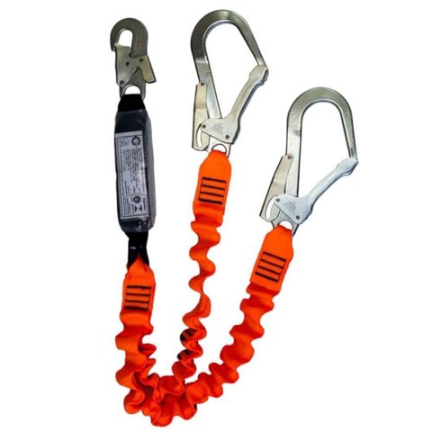 Talabarte Y Tubular Elastizada com Abs - Life 6004 - Lifecintos Talabarte Y Tubular Elastizado com a