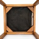 Ver imagem 6 de Conjunto de 2 Cadeiras União em Linho Estofado 100% Madeira Maciça para Sala de Jantar