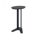 Ver imagem 1 de Mesa Canto Oval MDF Preto Fosco Dalla Costa