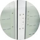 Ver imagem 2 de Janela de Aluminio Veneziana de Correr 100x120cm 6 Folhas com Vidro Liso Confort Brimak Branco