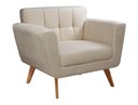 Ver imagem 2 de Poltrona Decorativa Bruna Cadeira Living Moderna Recepção Escritório - Veludo Capuccino