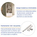 Ver imagem 6 de Estante de Livros 100% Mdf 3 Portas 8 Nichos Versatile YesCasa
