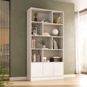 Ver imagem 1 de Estante de Livros 100% Mdf 3 Portas 8 Nichos Versatile YesCasa