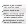 Jogo 5 Facas + Suporte Magnético Purple Berlinger Haus Kit Faqueiro Chef Churrasco - 5