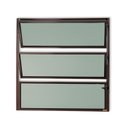 Ver imagem 1 de Janela de Alumínio Basculante 60x60cm Vidro Mini Boreal Master Brimak