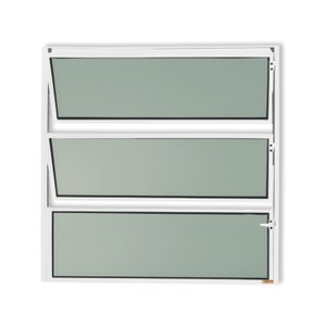 Janela de Alumínio Basculante 60x60cm Vidro Mini Boreal Master Brimak