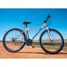 Bicicleta em Aço Carbono Prata e Preto Aro 29 18v Marchas Freio V-Brake - Xnova - Verde - 2