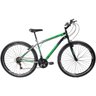 Bicicleta em Aço Carbono Prata e Preto Aro 29 18v Marchas Freio V-Brake - Xnova - Verde - 1