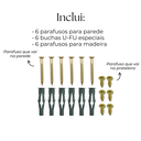 Ver imagem 2 de 2 Suportes Formato L Mão Francesa 20cm para Prateleira Fixação de Parede Estilo Moderno Preto