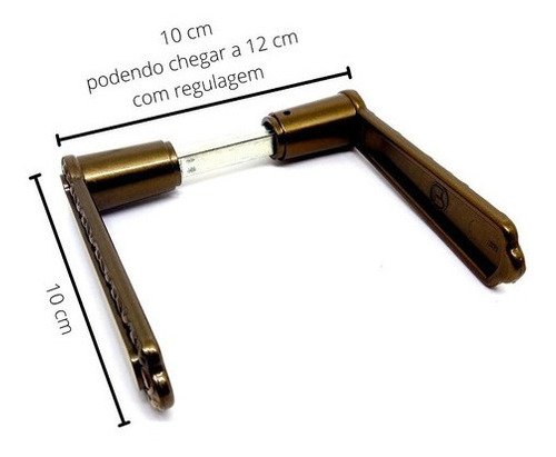 Maçaneta Para Porta Compatível Com Todas Fechaduras Colonial - 2